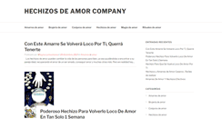 Desktop Screenshot of hechizosdeamorbrujeria.com